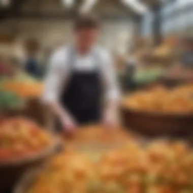 Harvesting the Seasons in Ireland Colorful market showcasing seasonal Irish produce