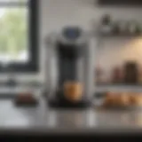 Keurig coffee maker in a modern kitchen setting