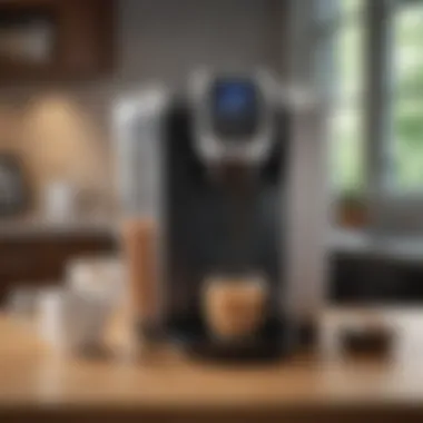 User-friendly interface of a Keurig coffee maker