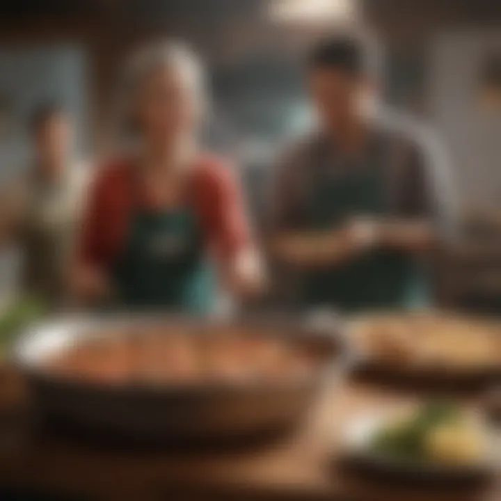 An engaging community event focused on sustainable practices in Latin cooking.