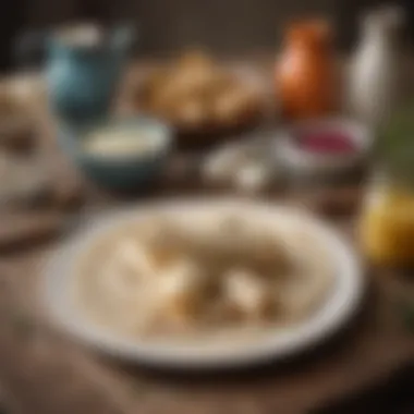 The Charm of Homemade Lefse Homemade lefse on a rustic table setting