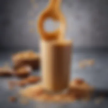 Ingredients for Oat Milk Caramel An array of ingredients used for making oat milk caramel sauce