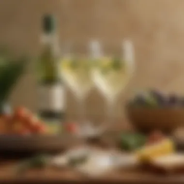 Perfect Pairings: Olive Garden Moscato and Gourmet Cuisine A gourmet dish paired with Olive Garden Moscato