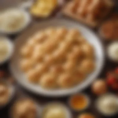 Essential Ingredients for Pannekoeken A close-up of traditional ingredients used in making pannekoeken