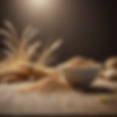 Whole Grains: The Foundation of Plant-Based Nutrition A beautiful presentation of whole grains, emphasizing their importance in a balanced diet.