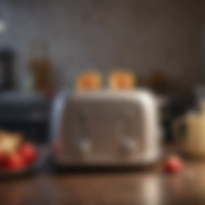 Vintage-style toaster with a contemporary twist