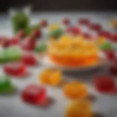 Unique Jello Recipe Ingredients Innovative jello recipe ingredients laid out for preparation