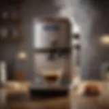 Elegant design of an automatic coffee maker with a timer