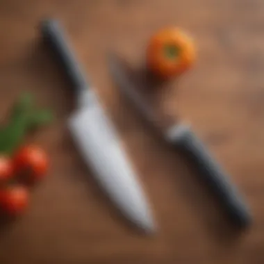 Comparison chart highlighting key features of top budget chef knives