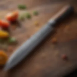 Craftsmanship of custom kitchen knife blades