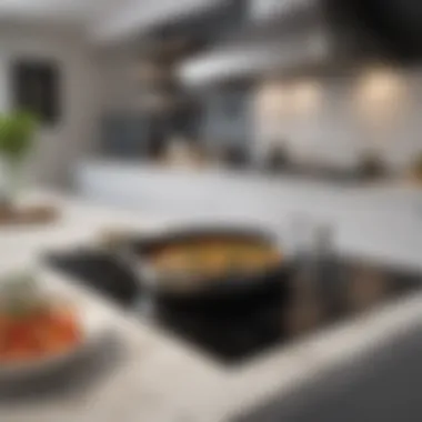 A High-End Kitchen Experience High-end kitchen featuring luxury induction cooktops