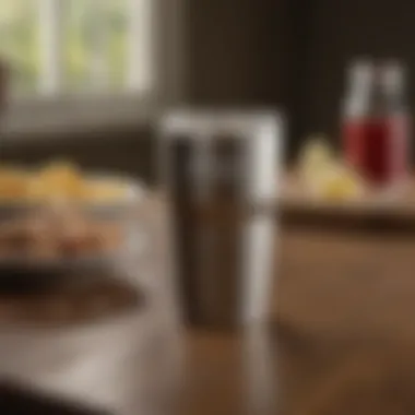 Coleman Insulated Tumbler Design Stylish Coleman insulated tumbler on a wooden table