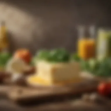 A vibrant display of ingredients used for making sprout cheese