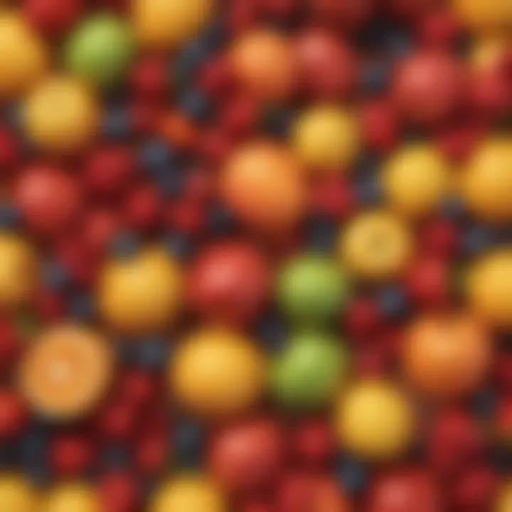 A close-up of organic fruits highlighting sustainability in fruit sourcing