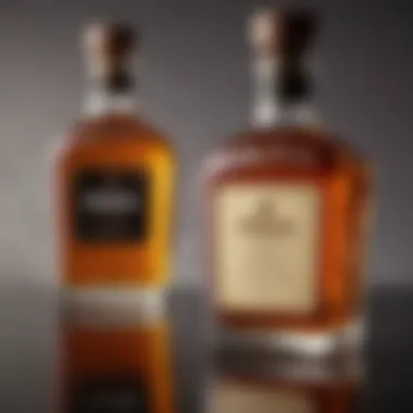 Anejo Tequila Elegance A bottle of Anejo tequila showcasing its deep amber color