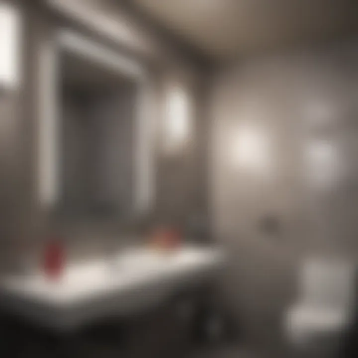 Hygiene practices prominently displayed in a club bathroom setting