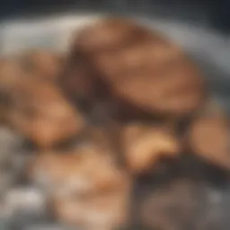 A beautifully marbled ribeye steak showcasing its rich texture.