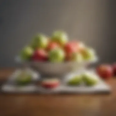 Balanced Diet: Incorporating Apples for Wellness A balanced plate with apples and other healthy foods