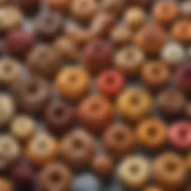 A Feast for the Eyes: The Beauty of Baked Creations Artistic display of various baked goods showcasing textures and colors