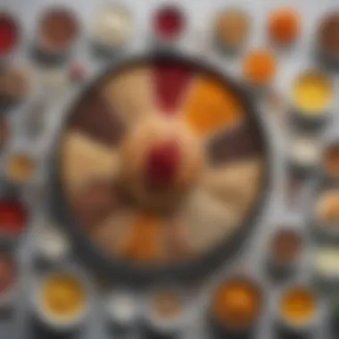 The Palette of Baking: Ingredients that Inspire Colorful ingredients spread across a countertop, evoking creativity