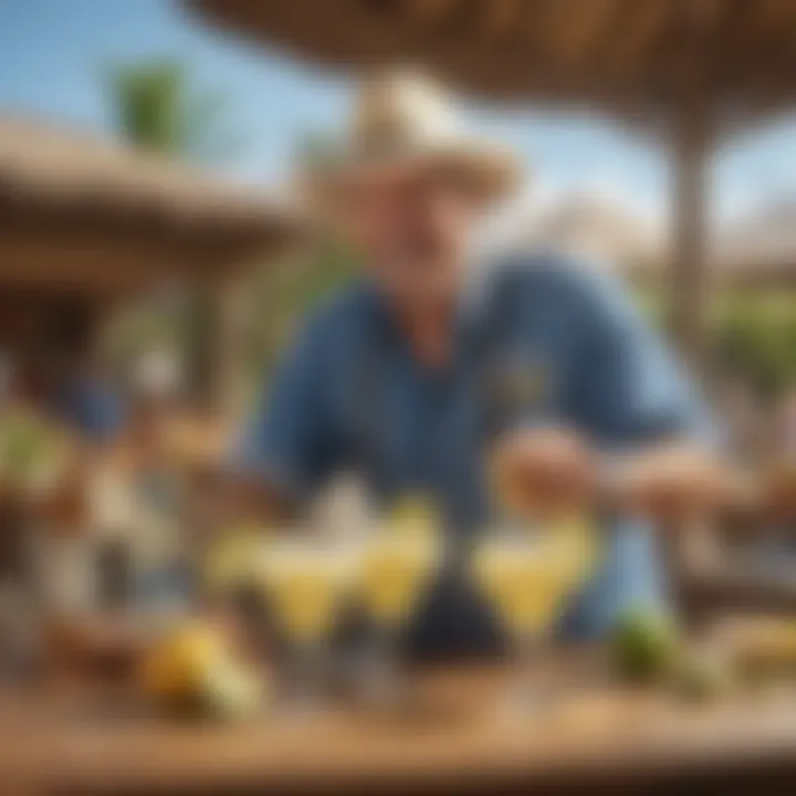 Cultural celebration featuring margaritas