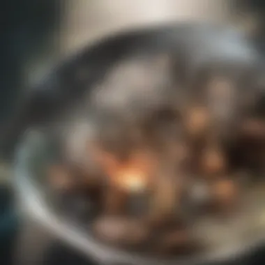 High-Heat Cooking with Carbon Steel Woks A carbon steel wok placed over a flame, demonstrating its capability for high-heat cooking.