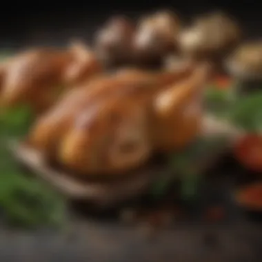 Herbs and Spices for Flavoring Chicken A selection of herbs and spices for flavoring chicken