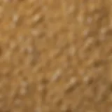 A close-up view of dried minced garlic granules showcasing their texture.