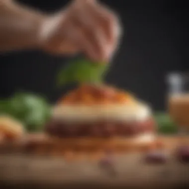 Innovations in Vegan Protein Alternatives A creative visualization of the future trends in plant-based food innovation