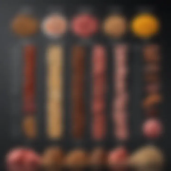 A comparison chart detailing nutritional profiles of vegan versus animal proteins