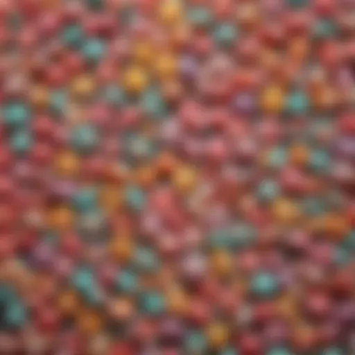 An array of colorful taffy kits showcasing various flavors and components