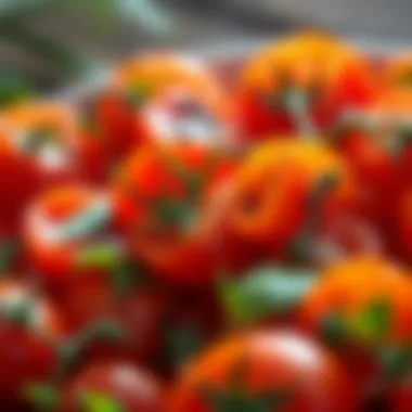Colorful Tomato Salad Tomatoes in a vibrant salad