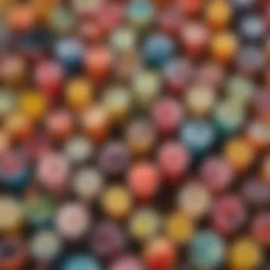 Diverse Consumer Trends in Tumbler Selection A collection of colorful tumbler cups with straws, representing consumer preferences.