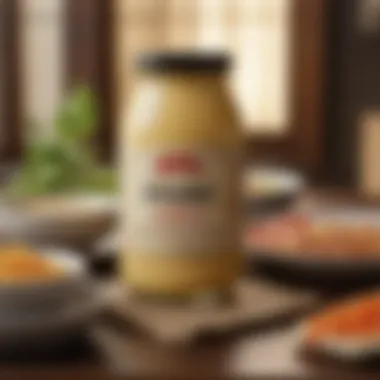 A historical timeline illustrating the origins of Japanese mayonnaise