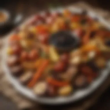 Savory Roasted Vegetables A platter of roasted vegetables drizzled with a balsamic glaze