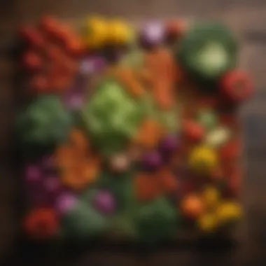 A vibrant assortment of zero-carb vegetables on a rustic wooden table