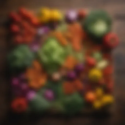 A vibrant assortment of zero-carb vegetables on a rustic wooden table