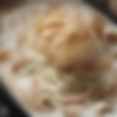 Unique Regional Toppings on Shrimp Tacos A close-up of shrimp tacos showcasing unique regional toppings