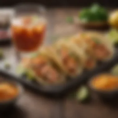 Perfect Beverage Pairing for Shrimp Tacos A delightful pairing of shrimp tacos with a refreshing beverage