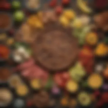 Metabolism-Boosting Foods Vibrant array of metabolism-boosting foods