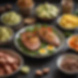 Keto-friendly foods rich in healthy fats and low in carbohydrates