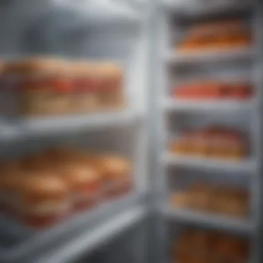 Understanding Freezer Temperature Settings A close-up of temperature settings on a modern freezer appliance