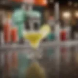 A vibrant frozen margarita machine showcasing an array of flavors