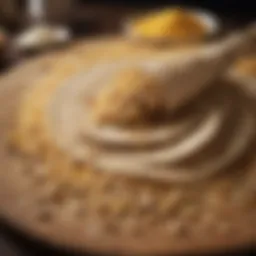 A vibrant display of gluten-free grains used for tortillas