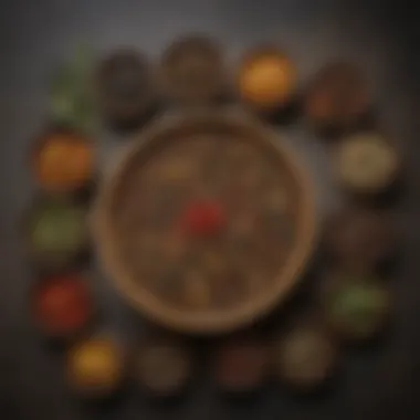 Exploring Diverse Tea Leaves A variety of tea leaves displayed in wooden bowls, showcasing their colors and textures.