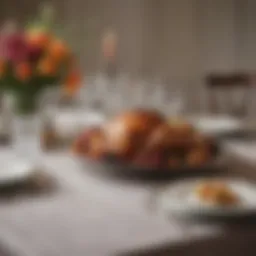 Elegant table setting for a sophisticated gathering