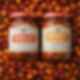 A close-up of Harry and David sweet relish showcasing its vibrant colors and texture