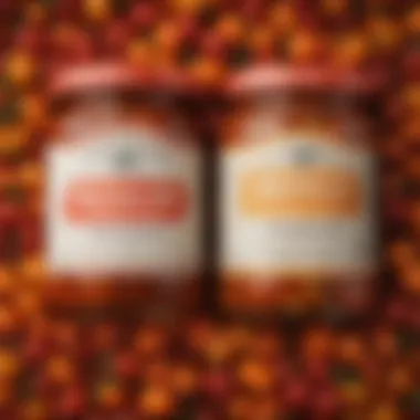 Vibrant Sweet Relish A close-up of Harry and David sweet relish showcasing its vibrant colors and texture