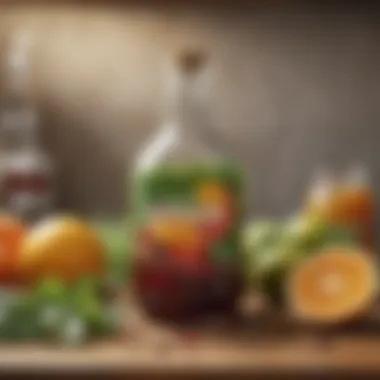 Natural Ingredients for Brewing Kombucha Herbs and fruits used in kombucha brewing