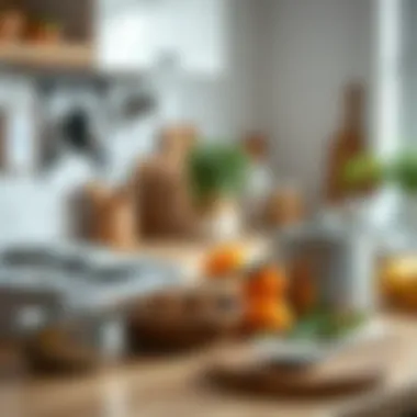 Essential Tools for Healthier Cooking A serene kitchen environment with essential cooking tools